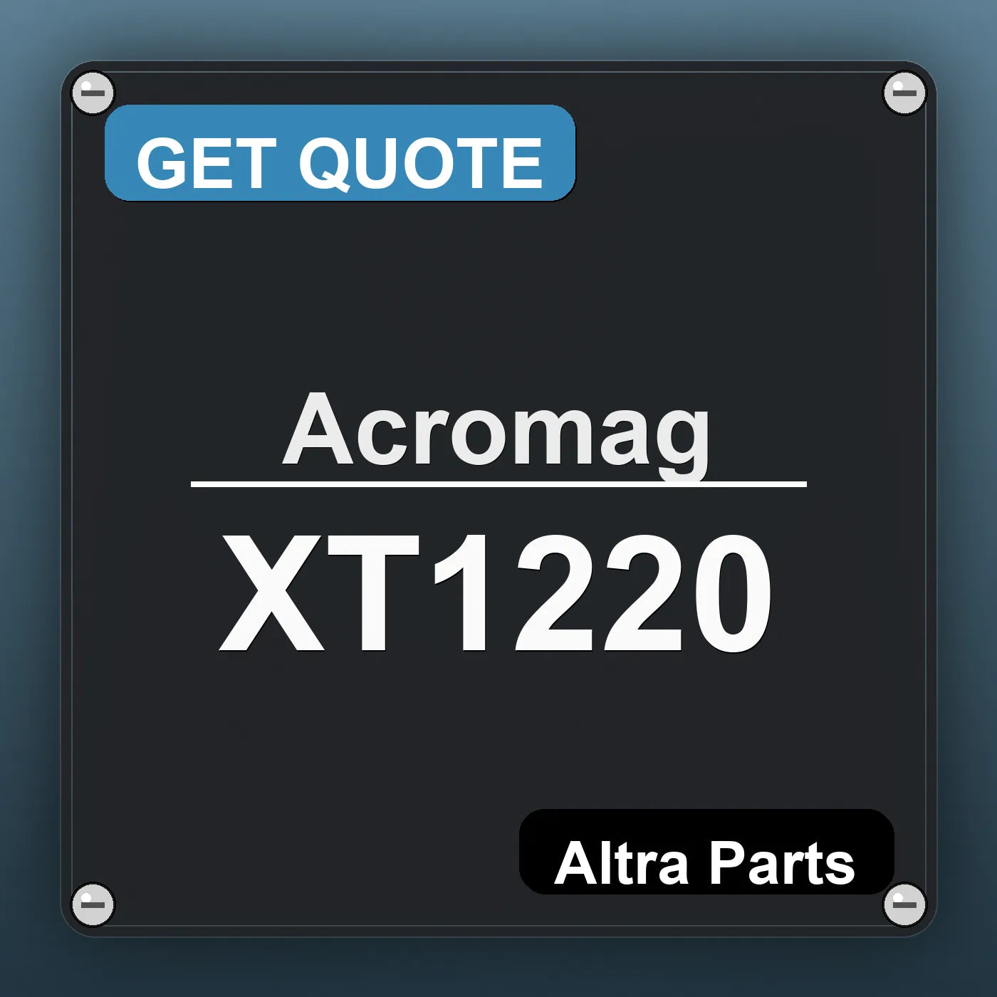 Acromag XT1220 industrial nameplate style image – Altra Parts. GET QUOTE.