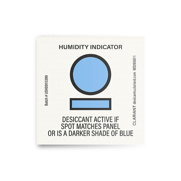 8% Spot Match Reversible Humidity Indicator Card 24877227693 AGM Container Controls industrial spare part