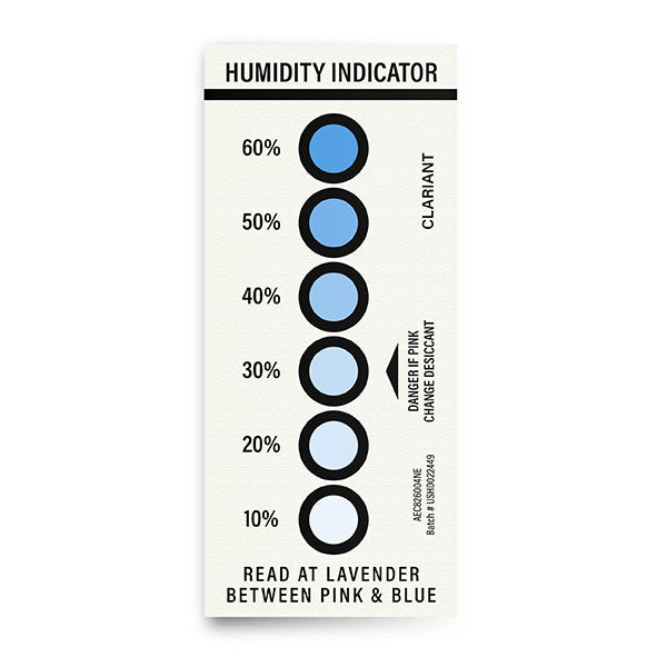 10-60% Reversible Humidity Indicator Card 24876827692 AGM Container Controls industrial spare part