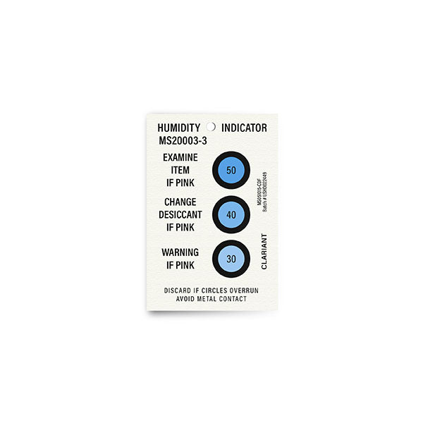 30-40-50% Reversible Small Humidity Indicator Card – MIL-I-8835 Qualified 24877127681 AGM Container Controls industrial spare part