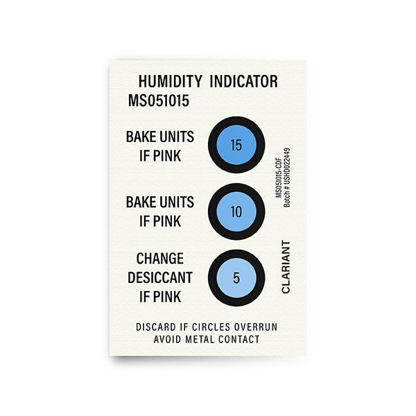 5-10-15% Reversible Humidity Indicator Card 24878427694 AGM Container Controls industrial spare part