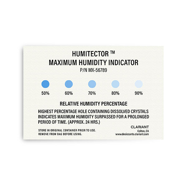 50-90% Maximum Humidity Indicator Card 25359827679 AGM Container Controls industrial spare part