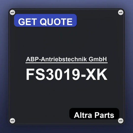 ABP-Antriebstechnik GmbH FS3019-XK industrial nameplate style image – Altra Parts. GET QUOTE.