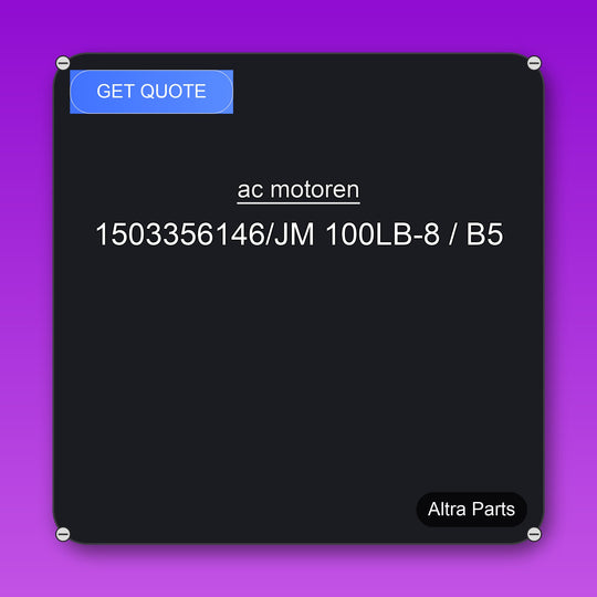 ac motoren 1503356146/JM 100LB-8 / B5 industrial spare part – fast international delivery & worldwide shipping