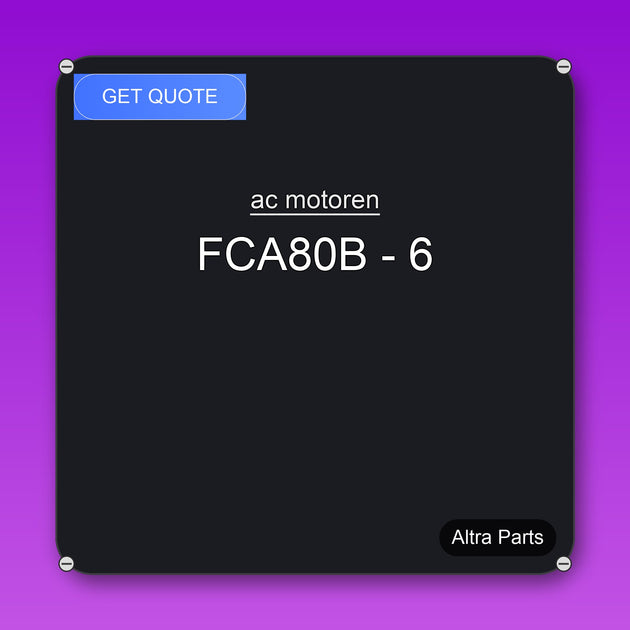ac motoren FCA80B - 6 industrial spare part – fast international delivery & worldwide shipping