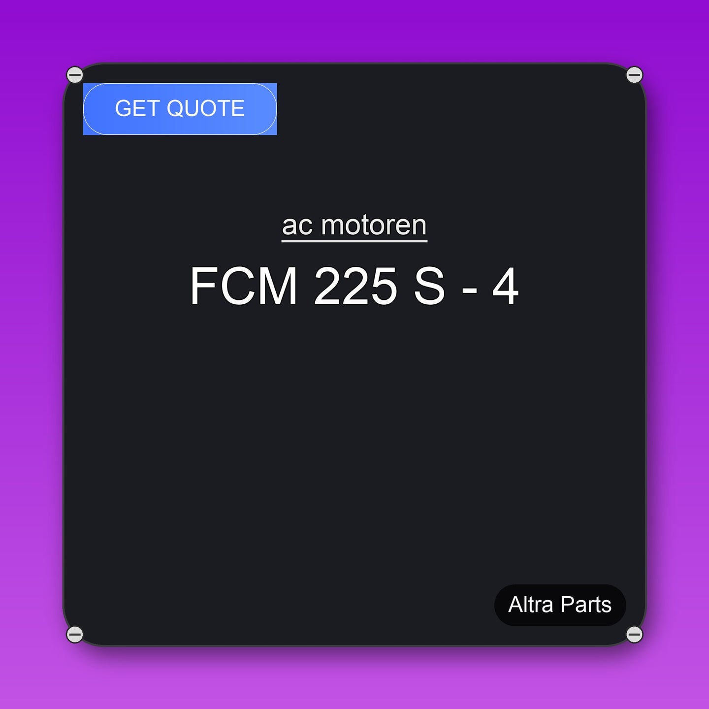 ac motoren FCM 225 S - 4 industrial spare part – fast international delivery & worldwide shipping