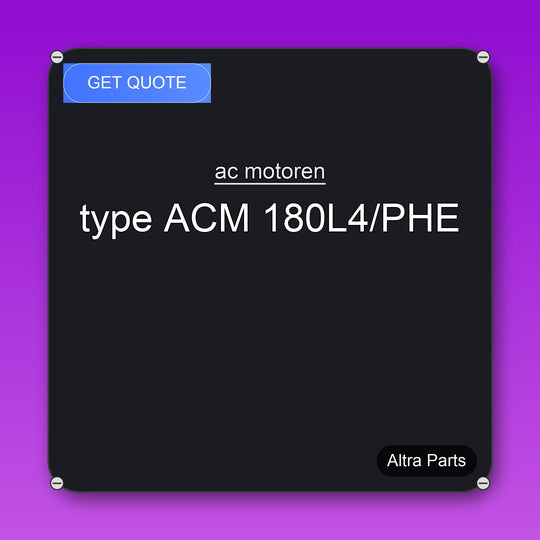 ac motoren type ACM 180L4/PHE industrial spare part – fast international delivery & worldwide shipping