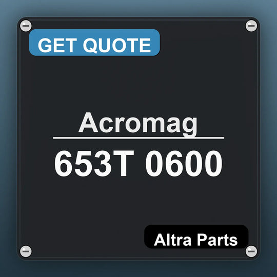 Acromag 653T 0600 industrial nameplate style image – Altra Parts. GET QUOTE.
