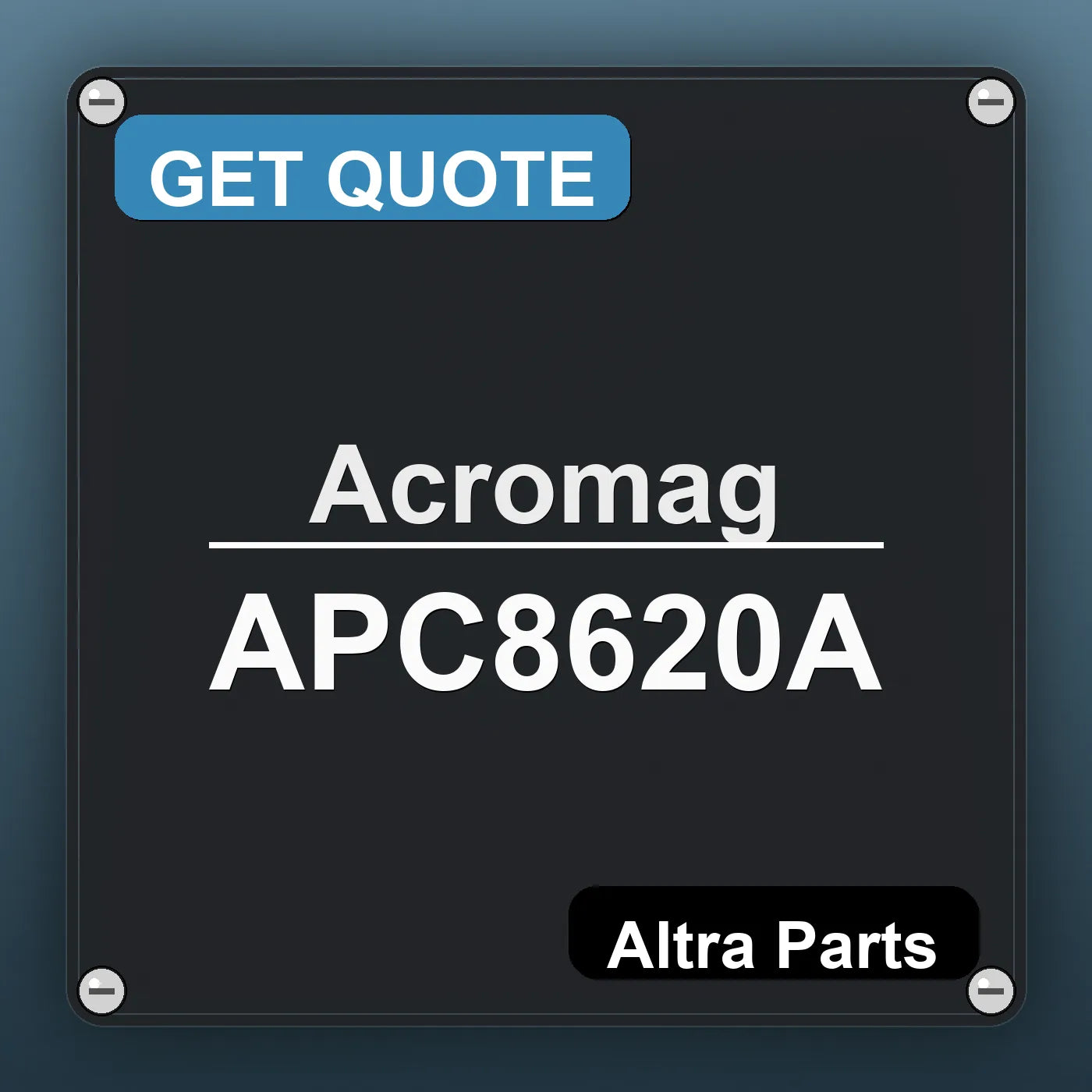 Acromag APC8620A industrial nameplate style image – Altra Parts. GET QUOTE.