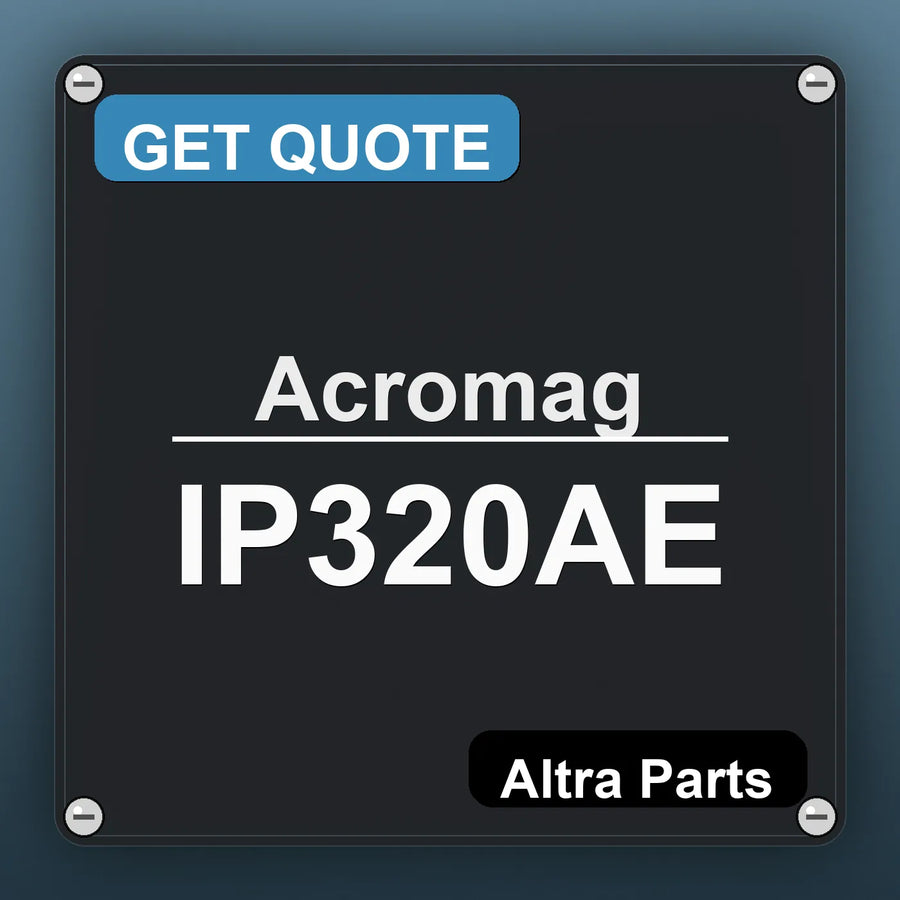Acromag IP320AE industrial nameplate style image – Altra Parts. GET QUOTE.