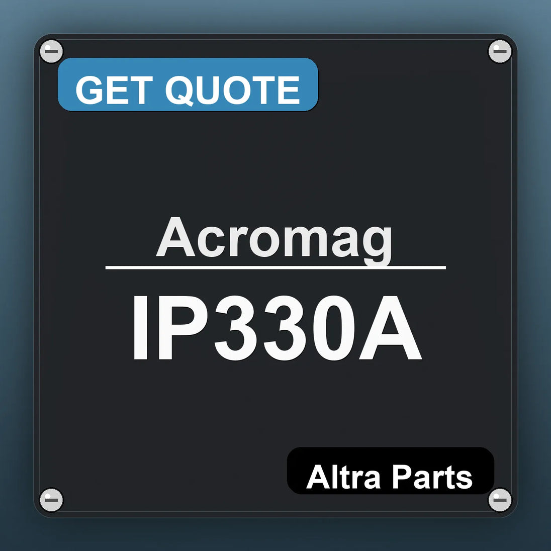 Acromag IP330A industrial nameplate style image – Altra Parts. GET QUOTE.