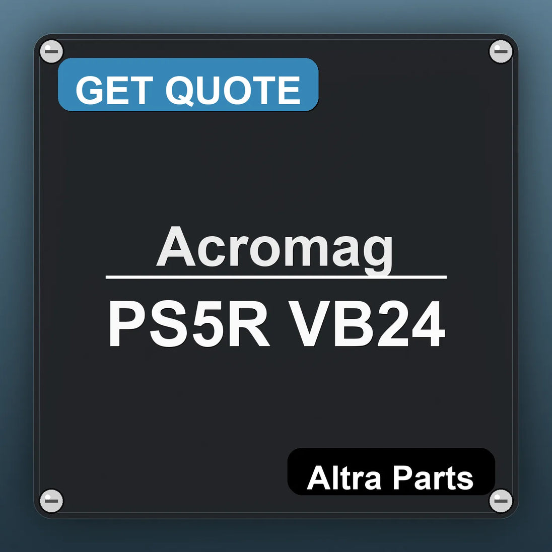 Acromag PS5R VB24 industrial nameplate style image – Altra Parts. GET QUOTE.