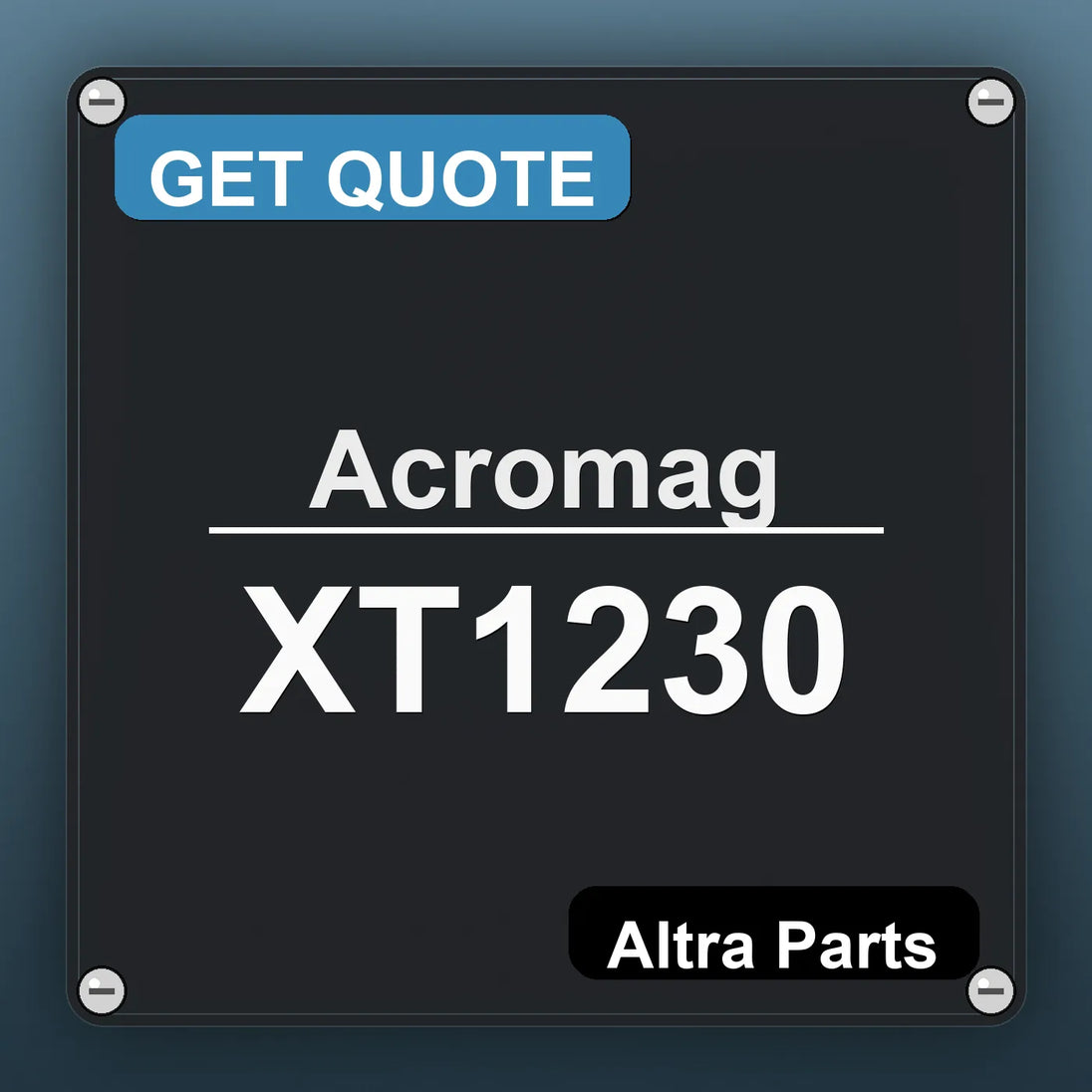 Acromag XT1230 industrial nameplate style image – Altra Parts. GET QUOTE.