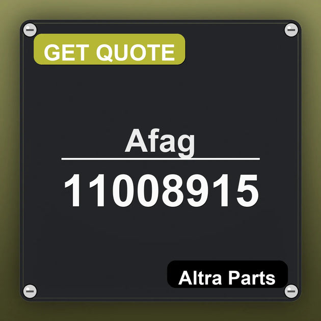 Afag 11008915 industrial nameplate style image – Altra Parts. GET QUOTE.