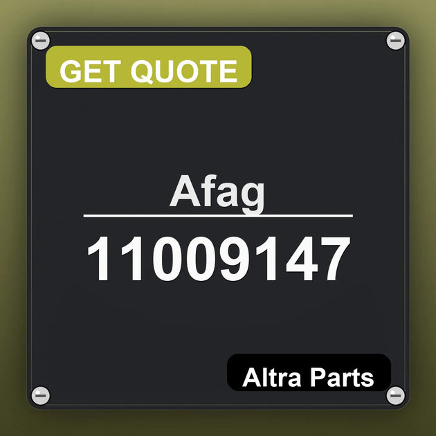 Afag 11009147 industrial nameplate style image – Altra Parts. GET QUOTE.