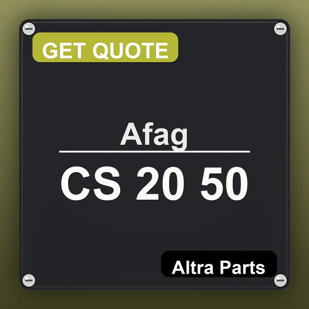 Afag CS 20 50 industrial nameplate style image – Altra Parts. GET QUOTE.