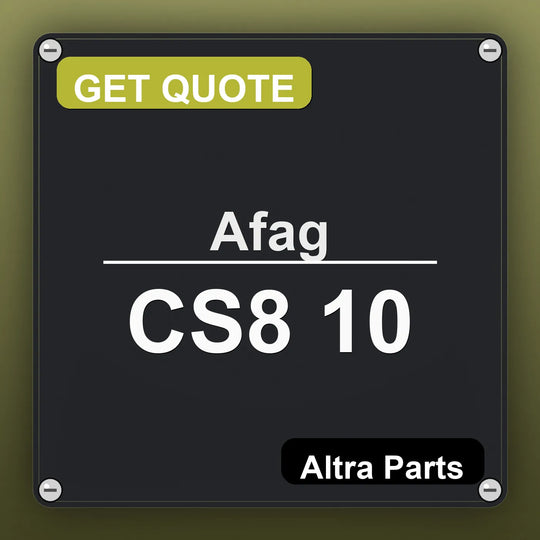 Afag CS8 10 industrial nameplate style image – Altra Parts. GET QUOTE.