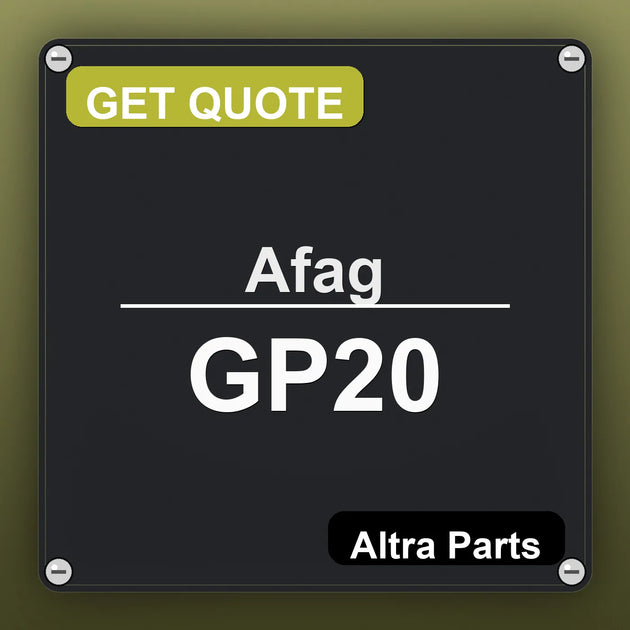 Afag GP20 industrial nameplate style image – Altra Parts. GET QUOTE.