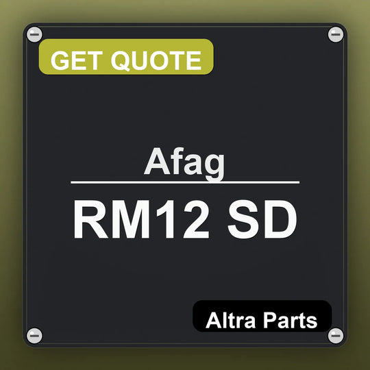 Afag RM12 SD industrial nameplate style image – Altra Parts. GET QUOTE.