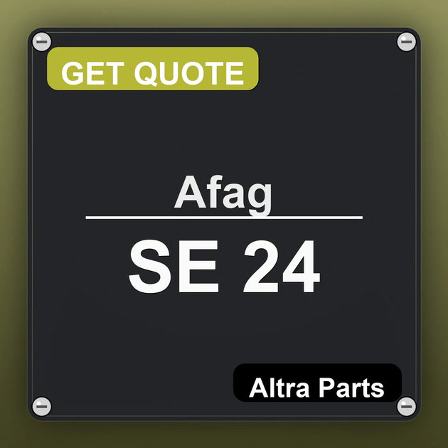 Afag SE 24 industrial nameplate style image – Altra Parts. GET QUOTE.