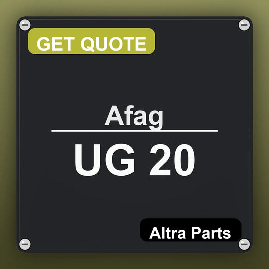Afag UG 20 industrial nameplate style image – Altra Parts. GET QUOTE.