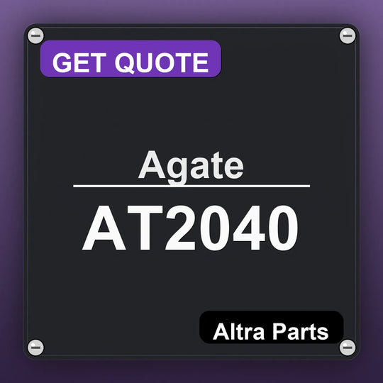 Agate AT2040 industrial nameplate style image – Altra Parts. GET QUOTE.