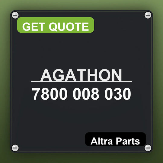 AGATHON 7800 008 030 industrial nameplate style image – Altra Parts. GET QUOTE.