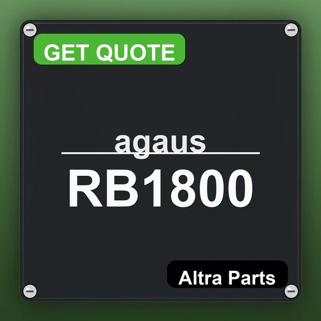 agaus RB1800 industrial nameplate style image – Altra Parts. GET QUOTE.