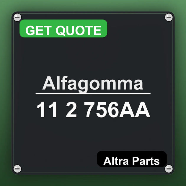 Alfagomma 11 2 756AA industrial nameplate style image – Altra Parts. GET QUOTE.
