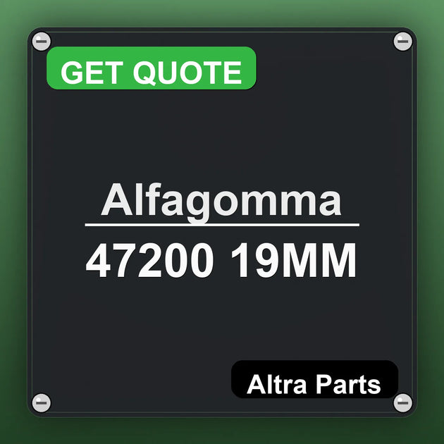 Alfagomma 47200 19MM industrial nameplate style image – Altra Parts. GET QUOTE.