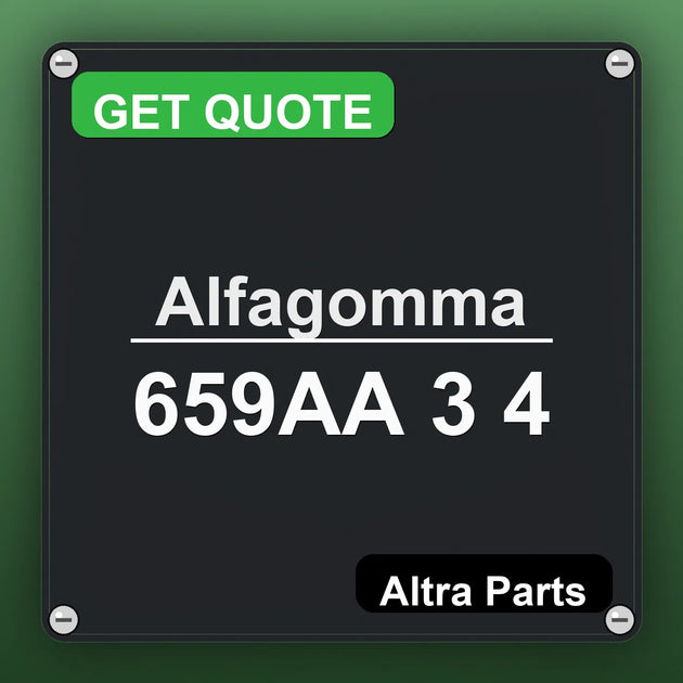 Alfagomma 659AA 3 4 industrial nameplate style image – Altra Parts. GET QUOTE.
