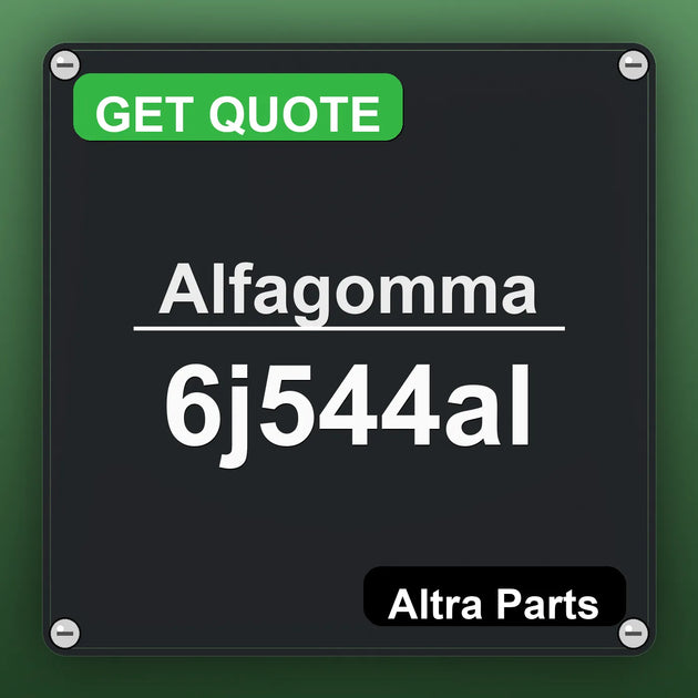 Alfagomma 6j544al industrial nameplate style image – Altra Parts. GET QUOTE.