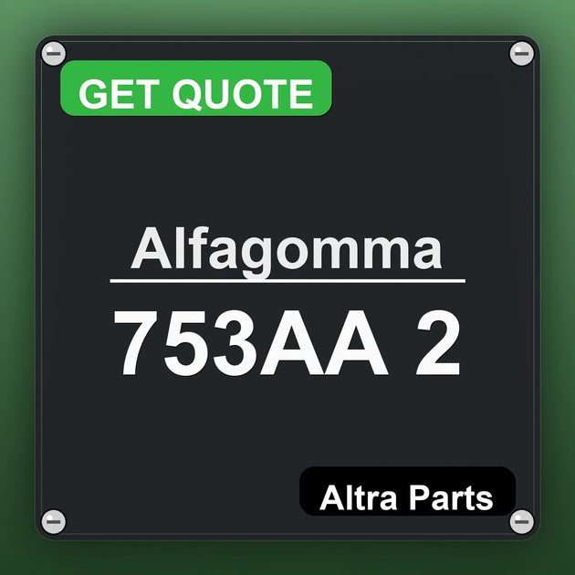 Alfagomma 753AA 2 industrial nameplate style image – Altra Parts. GET QUOTE.