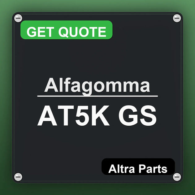 Alfagomma AT5K GS industrial nameplate style image – Altra Parts. GET QUOTE.