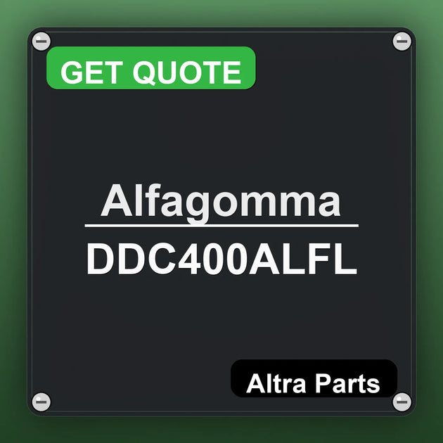 Alfagomma DDC400ALFL industrial nameplate style image – Altra Parts. GET QUOTE.