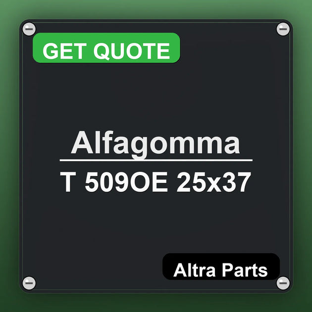 Alfagomma T 509OE 25x37 industrial nameplate style image – Altra Parts. GET QUOTE.