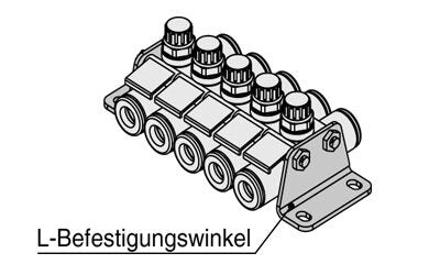 SMC AS-12L L-Befestigungswinkel
