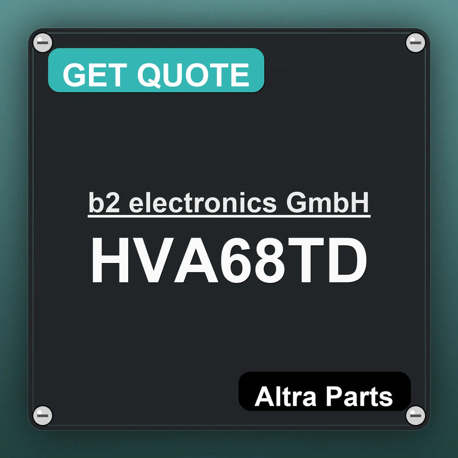 b2 electronics GmbH HVA68TD industrial nameplate style image – Altra Parts. GET QUOTE.