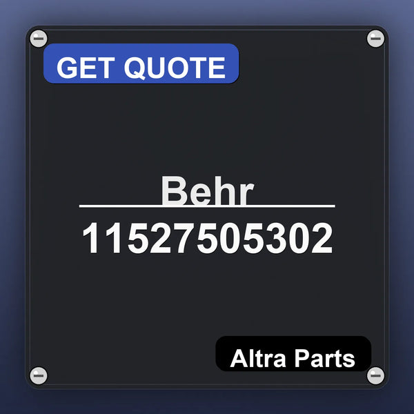 Behr 11527505302 industrial nameplate style image – Altra Parts. GET QUOTE.