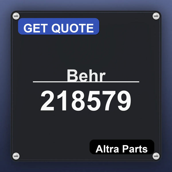 Behr 218579 industrial nameplate style image – Altra Parts. GET QUOTE.