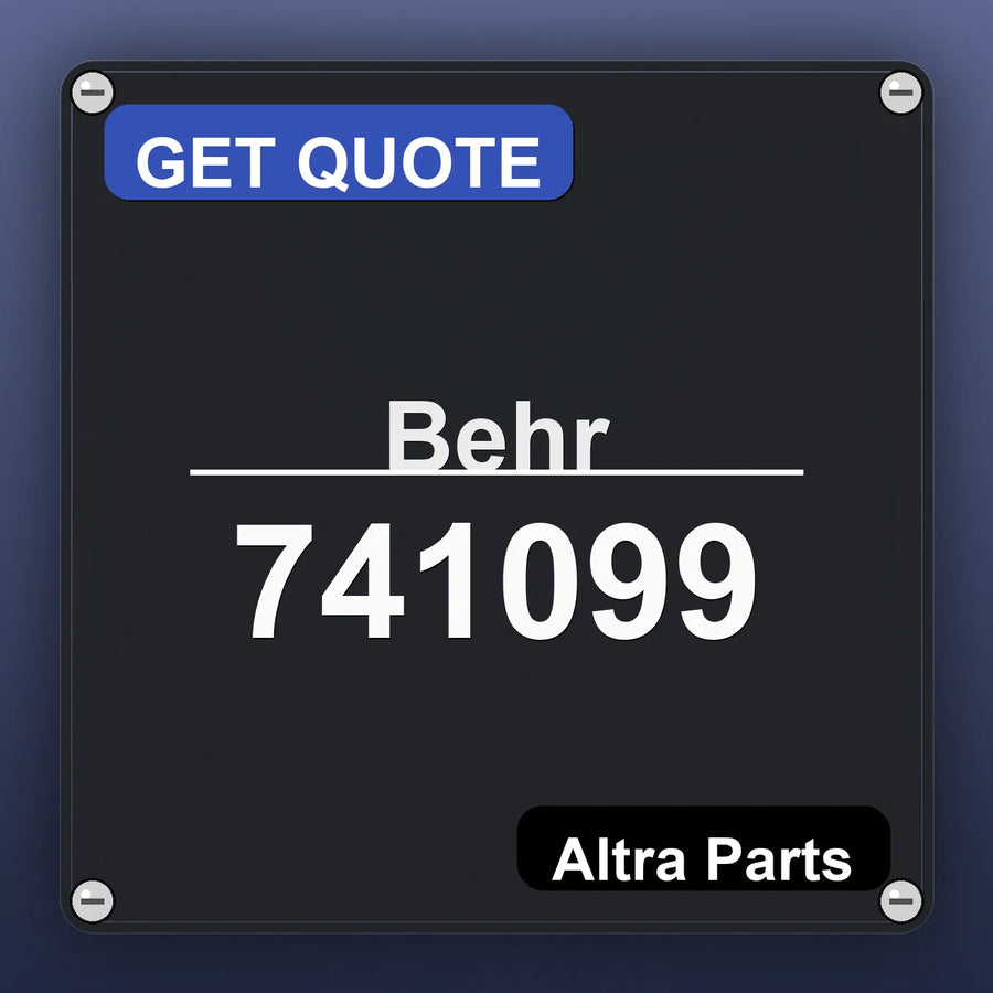 Behr 741099 industrial nameplate style image – Altra Parts. GET QUOTE.