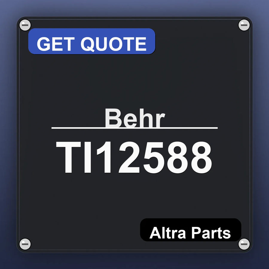 Behr TI12588 industrial nameplate style image – Altra Parts. GET QUOTE.