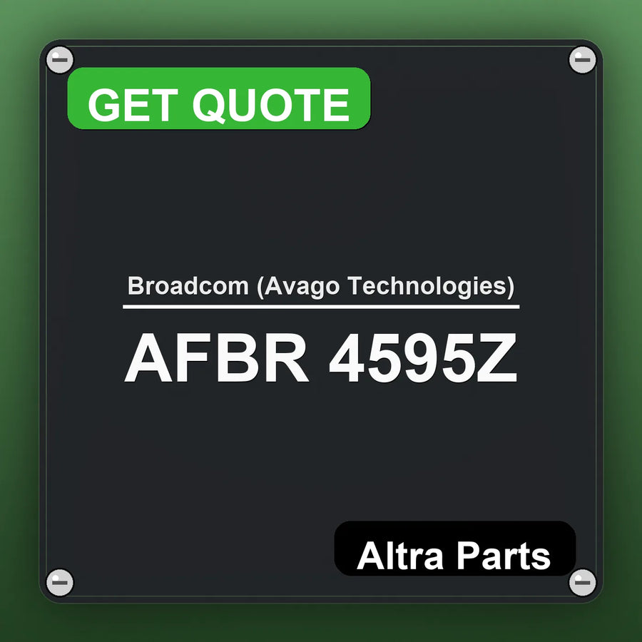 Broadcom (Avago Technologies) AFBR 4595Z industrial nameplate style image – Altra Parts. GET QUOTE.