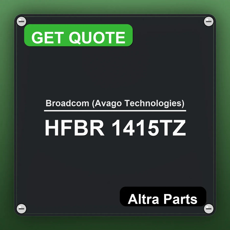 Broadcom (Avago Technologies) HFBR 1415TZ industrial nameplate style image – Altra Parts. GET QUOTE.
