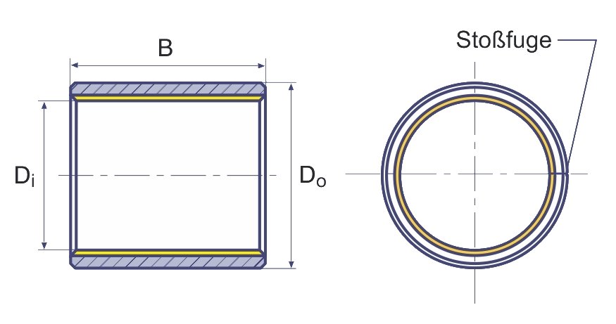 Caspar Gleitlager CA-52338 industrial spare part
