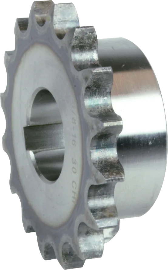 Chiaravalli 10B-1 Z17 5/8x3/8 D20H7 B6 HRC45-53 hardened sprocket with hole ISO/R 606