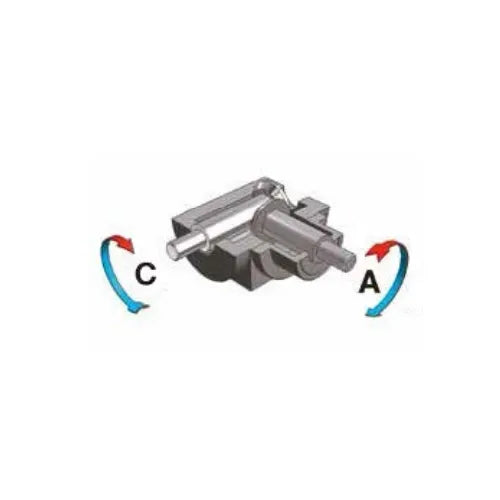Chiaravalli CHQ 110 TYP3 1:1 Right-angle gearbox