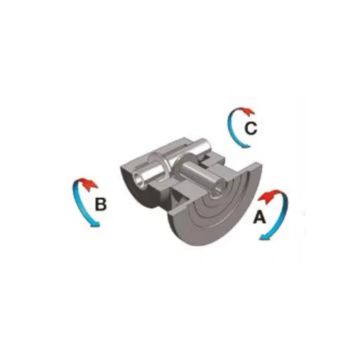Chiaravalli CHQ 134 TYP14 1:2 PAM90 B5 right-angle gearbox