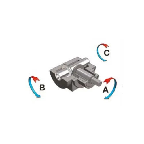 Chiaravalli CHQ 134 TYP4 1:1 D=24 right-angle gearbox