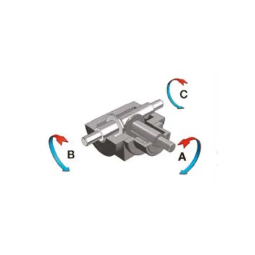 Chiaravalli CHQ 54 R typ1 1:3 right-angle gearbox